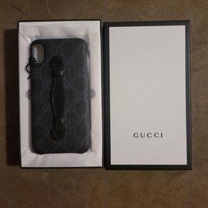 GUCCI PHONE CASE - IPHONE 10 XS MAX - BLACK